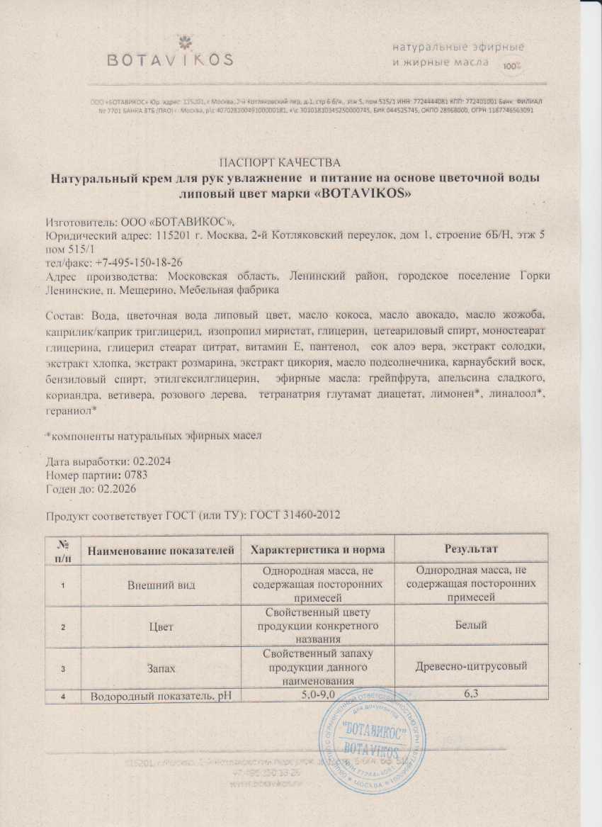 Паспорт №022024